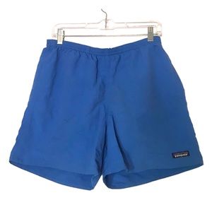 Patagonia Mens Baggies 5" Inseam Lined Shorts Swim Trunks w/ Pockets Blue Medium